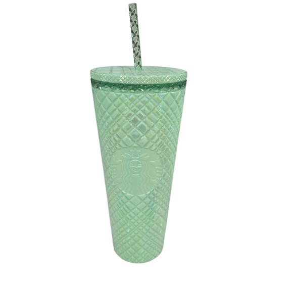 Starbucks New 2024 Jeweled Mint Iridescent Tumbler - Picture 1 of 5